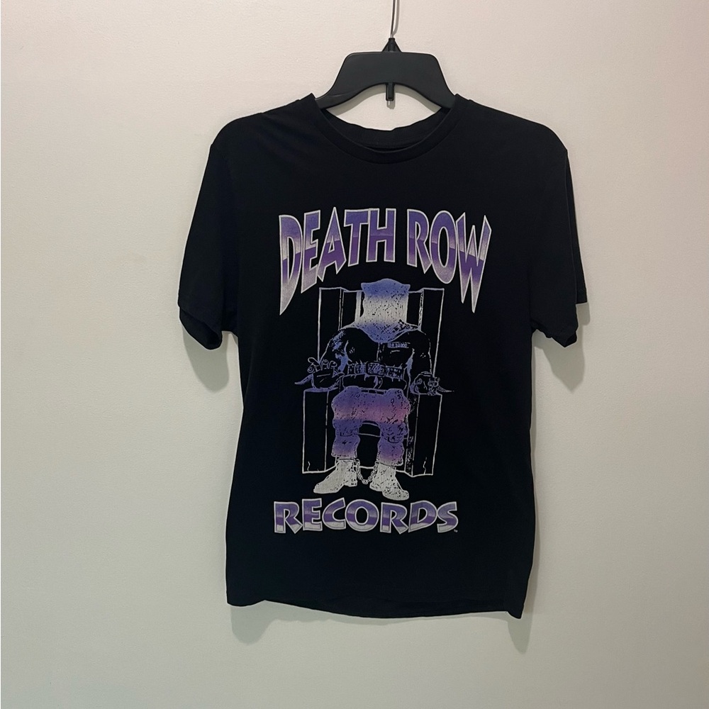 2/$20 - Death Row Records Black Graphic T-Shirt - Mens Small
